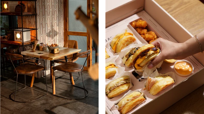 Dine-in and cloud kitchen